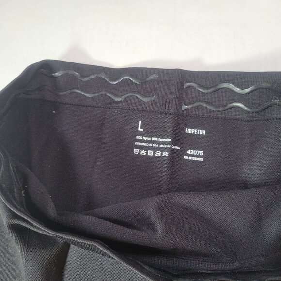 Empetua Black High Waisted Shaping Leggings #42075 Size L - Picture 2 of 5